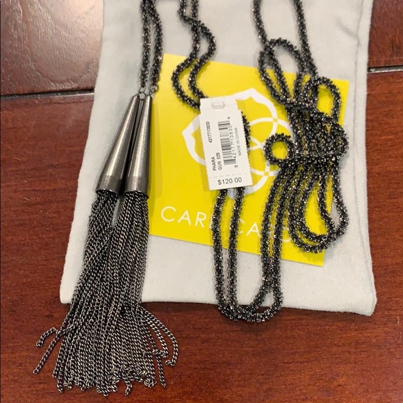 Kendra Scott Jewelry - Kendra Scott Phara gunmetal Necklace